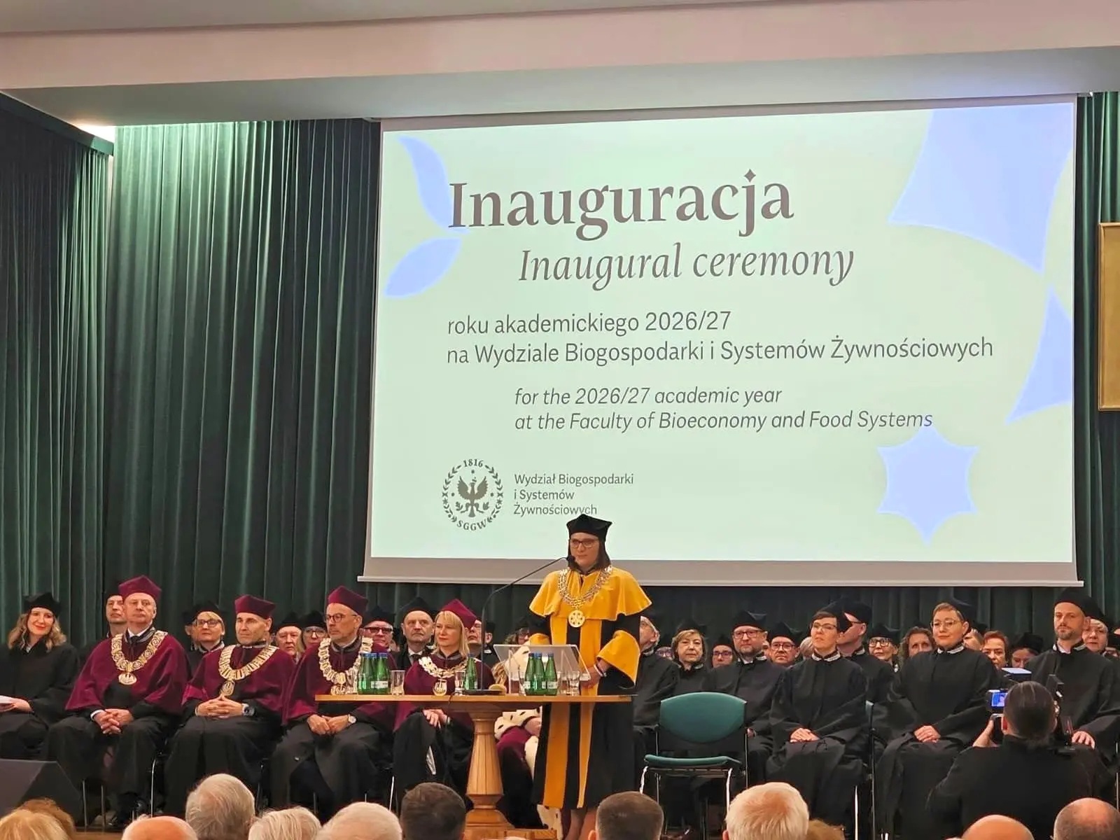 Inauguracja roku akademickiego w SGGW z udziałem naszej szkoły